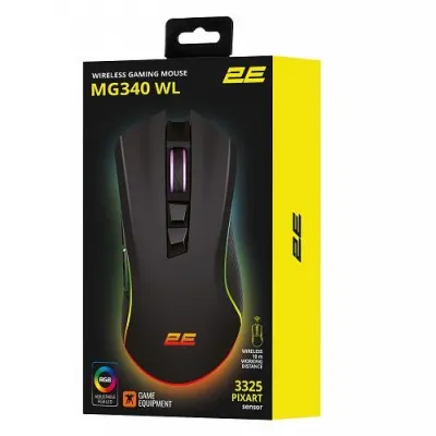 2E GAMING Mouse MG340 WL RGB - Black
