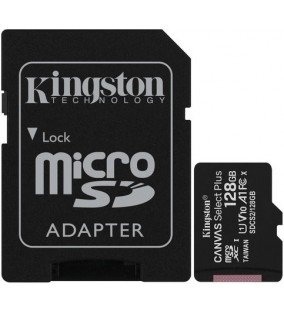 MicroSD მეხსიერების ბარათი Kingston 128GB C10 UHS-I