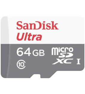 MicroSD მეხსიერების ბარათი SanDisk 64GB SDSQUNR-064G-GN6TA